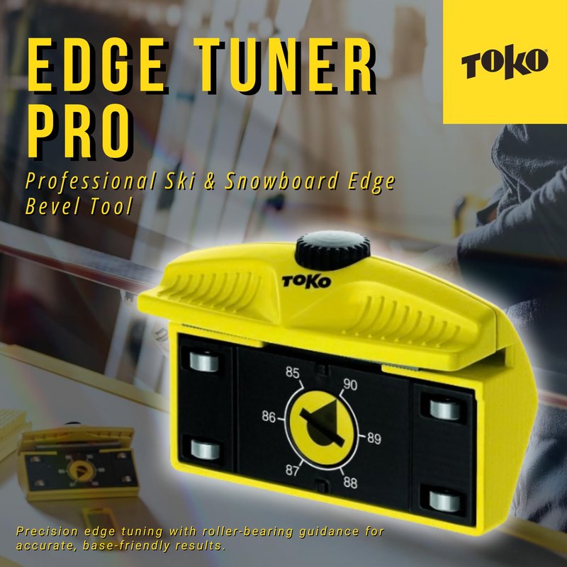 Toko Edge Tuner PRO - Sharpener for Easy and Safe Filing of Ski/Snowboard Side Edges