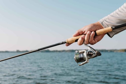 Pflueger 6'6" Trion Spinning Rod and Reel Combo, 2-Piece Graphite Rod, Size Front Drag Reel, Right/Left Handle Position, Lightweight and Corrosion-Resistant, Aluminum Spool, Front Drag System,Silver