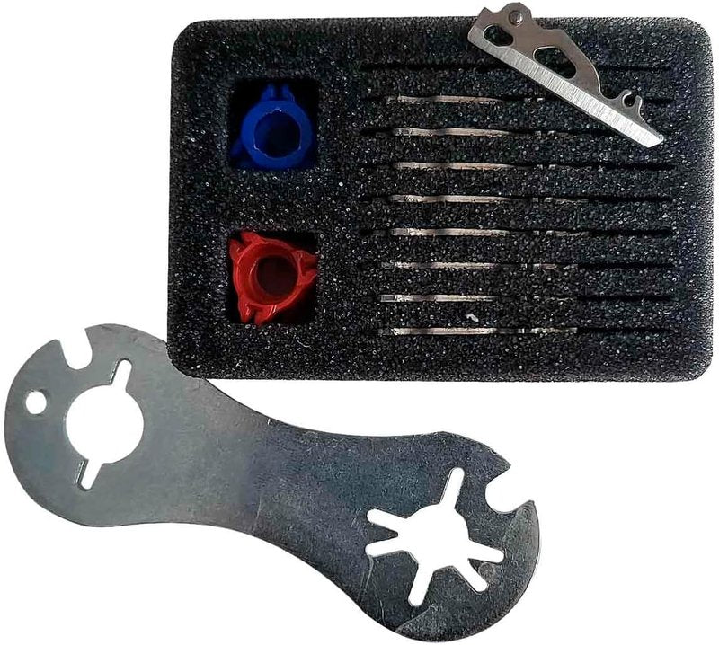 G5 Deadmeat V2 Replacement Blade Kit - 9 Stainless Steel Blades & Wrench | Fits 100/125 Grain Broadheads