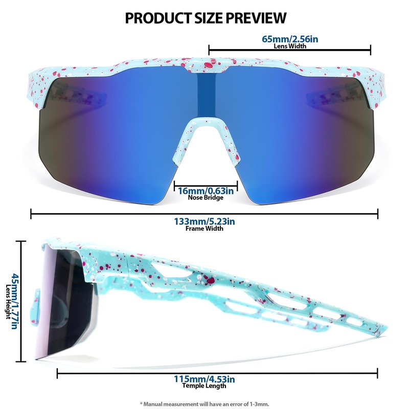 Kashm Youth Baseball Sunglasses for Boys Girls Softball Cycling Sports Sunglasses Kids Lightweight UV Protection