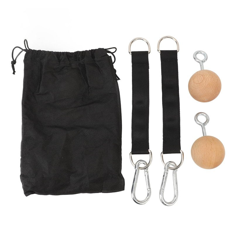 Tissting Pull Up Ball Grip, Wooden Nonslip Training Tool for Strength Enhancement - Versatile Home Gym Equipment for Arm and Hand Strengthening, Compact and Portable for Indoor and Outdoor Use