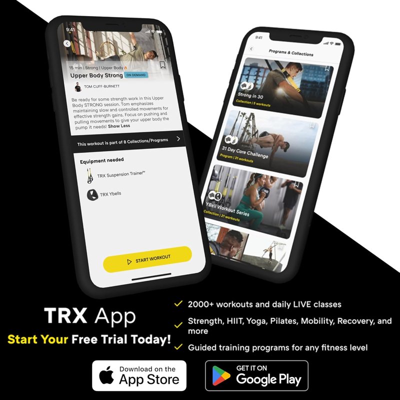 TRX Pro3 Home Gym System - Professional Suspension Trainer for Strength Training & HIIT | Durable Indoor & Outdoor Use