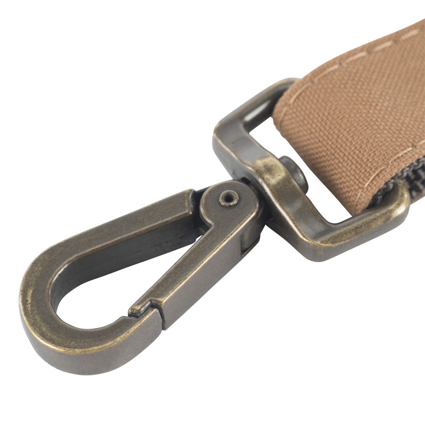 Carhartt Pet Durable Nylon Duck Leashes for Dogs, Reflective Stitching for Visibility, Carhartt Brown, Large