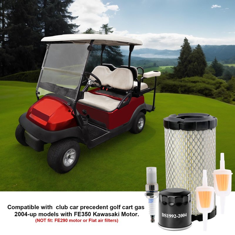 Roykaw Club Car Precedent Tune Up Kits for 2004-2015 Gas Golf Cart with FE350 Kawasaki Motor OEM# 102558201, 102003201, 1016467