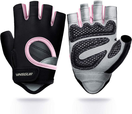 VINSGUIR Workout Gloves for Men and Women, Weight Lifting Gloves with Excellent Grip, Lightweight Gym Gloves for Weightlifting, Cycling, Exercise, Crosstraining, Pull ups, Fitness, Climbing and Rowing