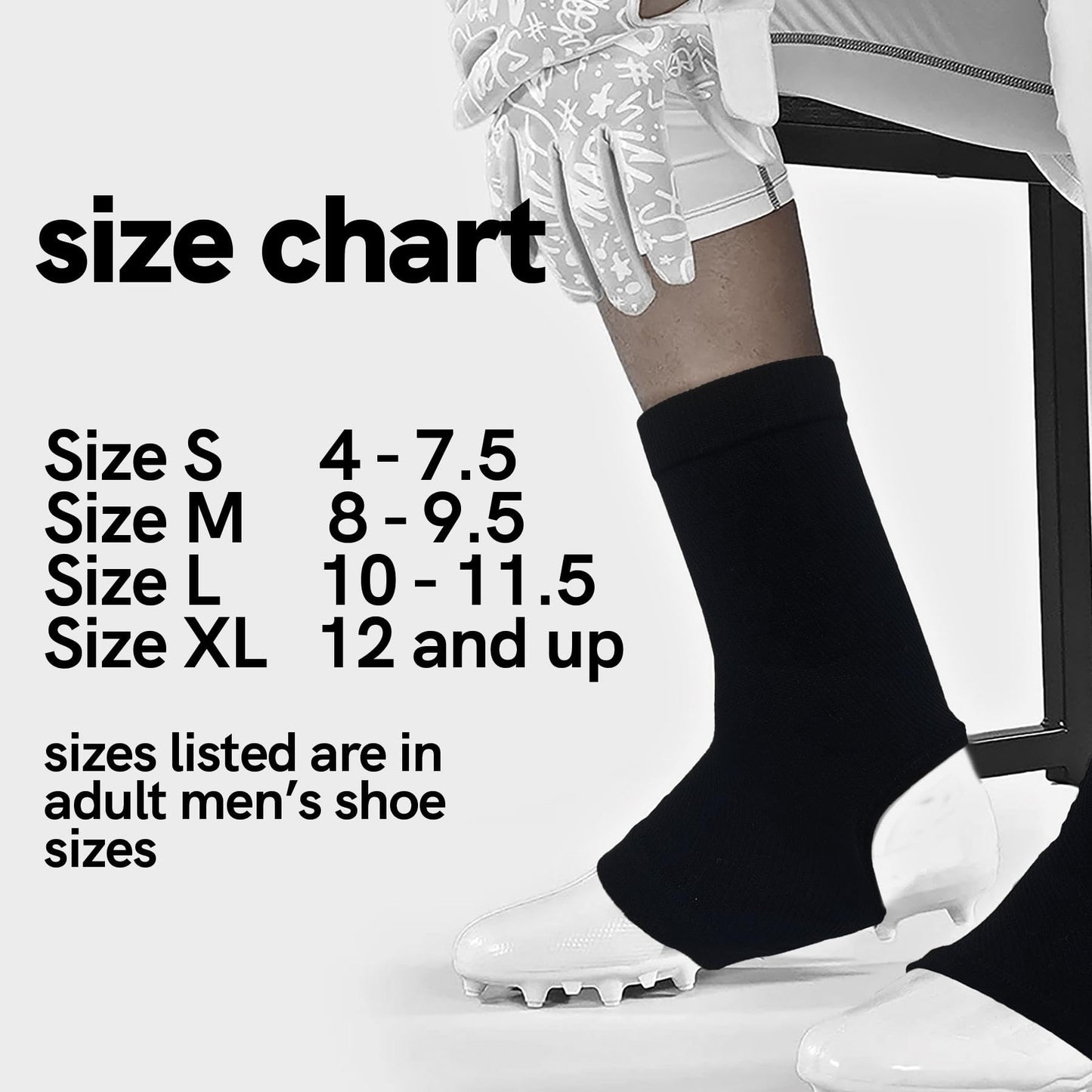 Pure Athlete Football Spats - Cleat Covers and Lace Band Sleeves for Turf Sports, Soccer, Cycling, Lacrosse, Drip Made for WR and Youth Players, Keeps Your Laces Tied (White, M)