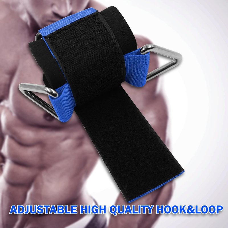 Wrist Cuffs for Cable Machines - Padded Adjustable Straps for Strength Training | Ideal for Lateral Raises & Tricep Pushdowns