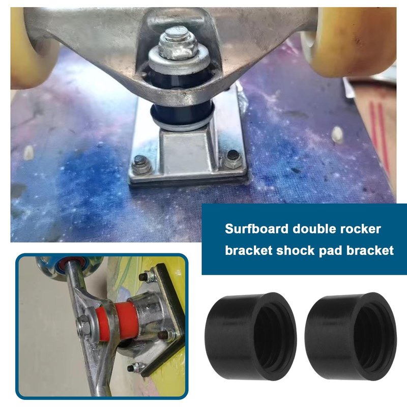 LT Easiyl 20pc Shock Pad Bracket PU Shock Absorber Bracket for Skateboards Longboards Trucks Skateboard Rebuild Kit Bushings Pivot Cups Outdoor Sports Accessories