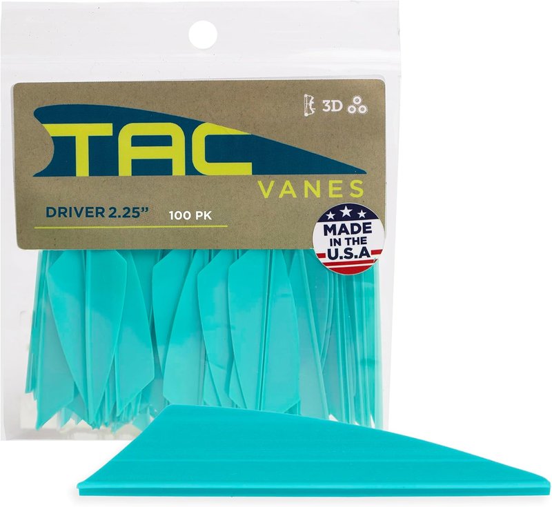 Hybrid Archery Vanes for Bowhunting & Recreational Shooting - TAC Vanes Driver | Durable & Lightweight