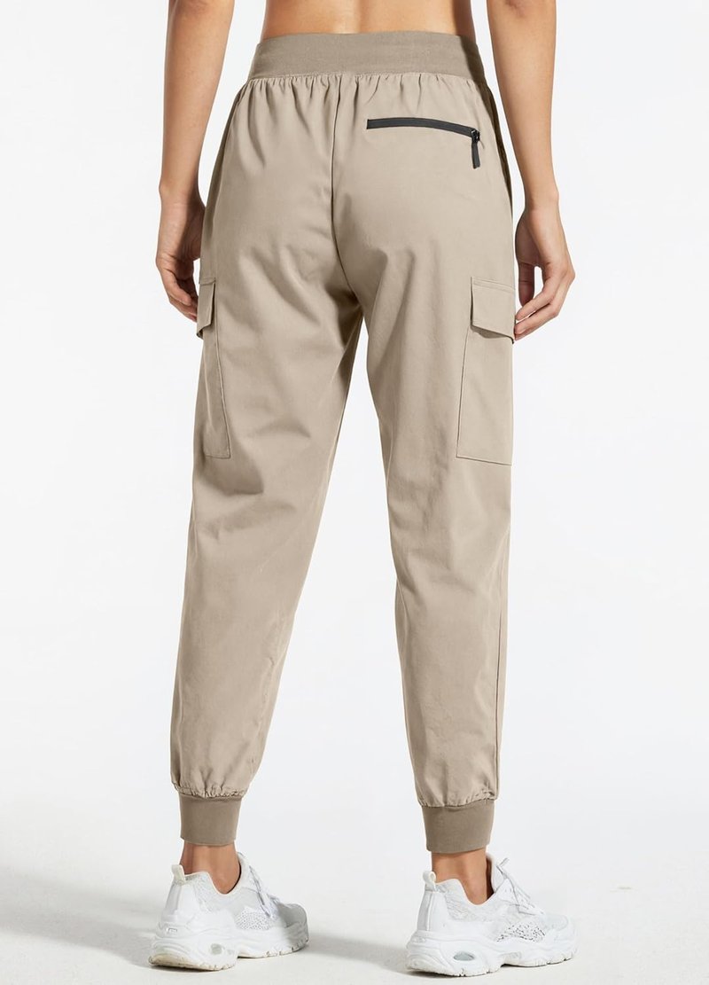 Libin Women's Cargo Joggers - Lightweight Quick-Dry Hiking Pants for Travel & Casual Wear