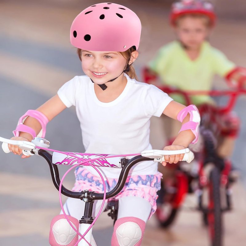 Kids Skateboard Helmet with Knee & Elbow Pads | Adjustable Safety Gear for Ages 2-14