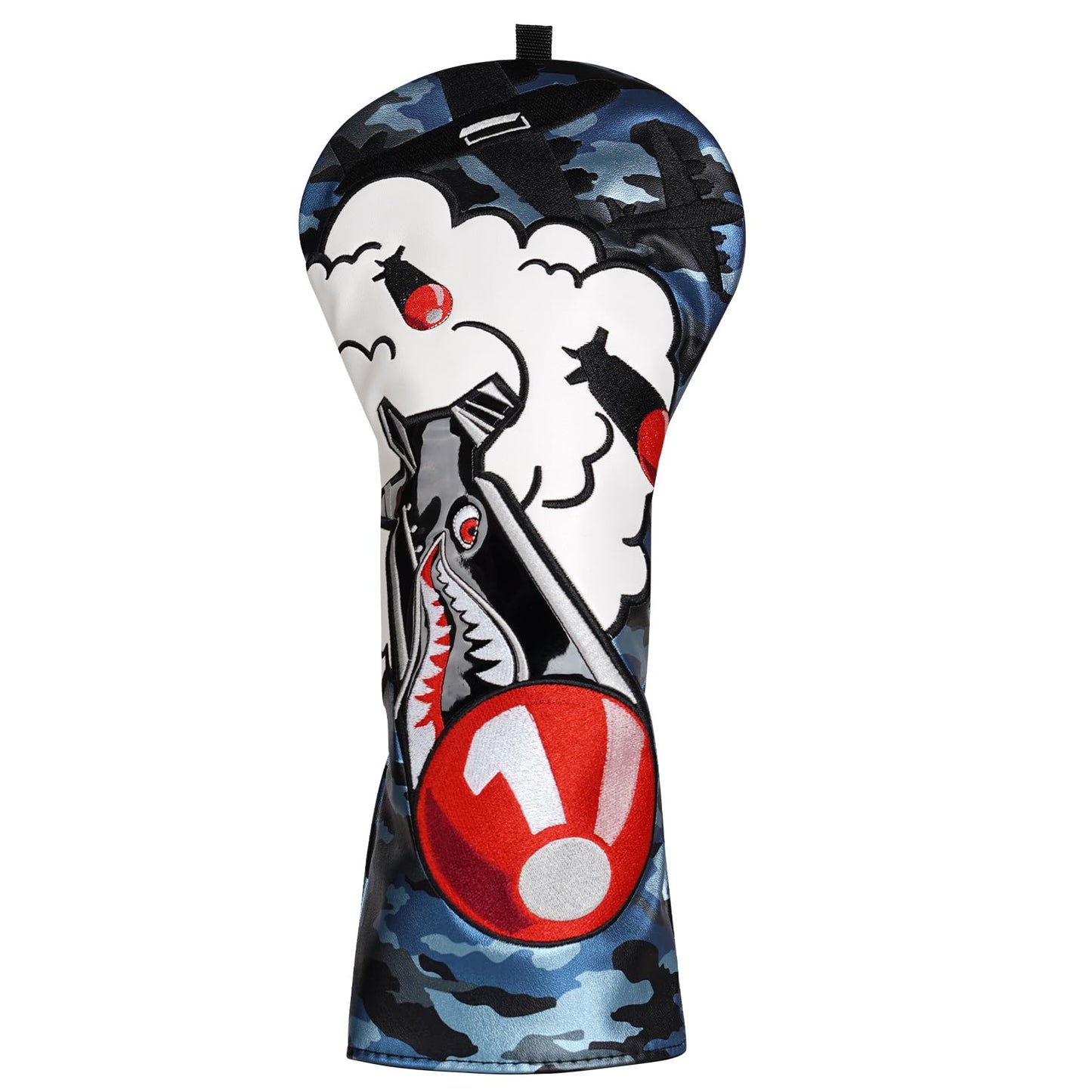 Big Crazy Golf Club Head Cover Funny Cool Crazy Unique Driver Headcovers Fits up to 460cc Cruise Missile
