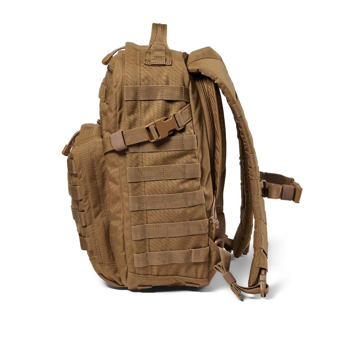 5.11 Tactical Backpack – Rush 12 2.0 – Military Molle Pack, CCW and Laptop Compartment, 24 Liter, Small, Style 56561, Kangaroo