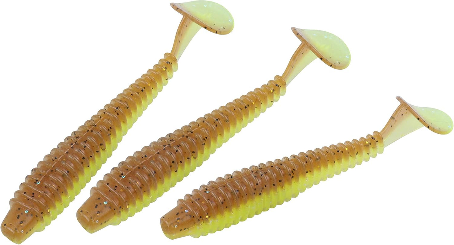 RUNCL Paddle Tail Swimbaits - Soft Lures for Trout, Crappie & Bass | 10/20/30/40 PCS, 2-5 Inch Durable Plastic