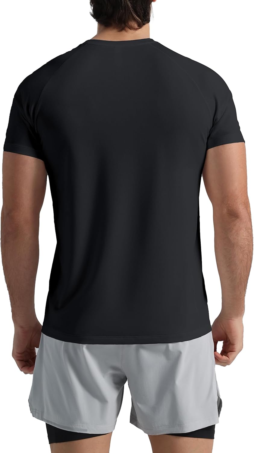 Men's Moisture Wicking Running Shirt | UPF 50+ Short Sleeve Athletic Top for Workouts