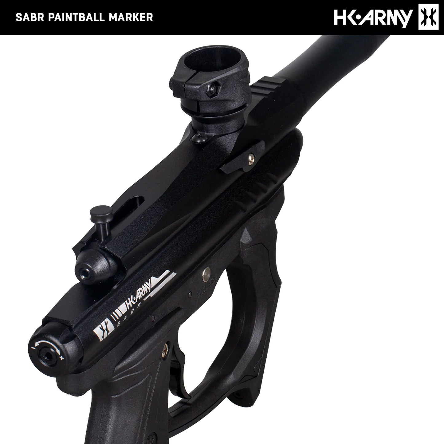 HK Army SABR Paintball Gun HPA Marker Starter Package (Black)