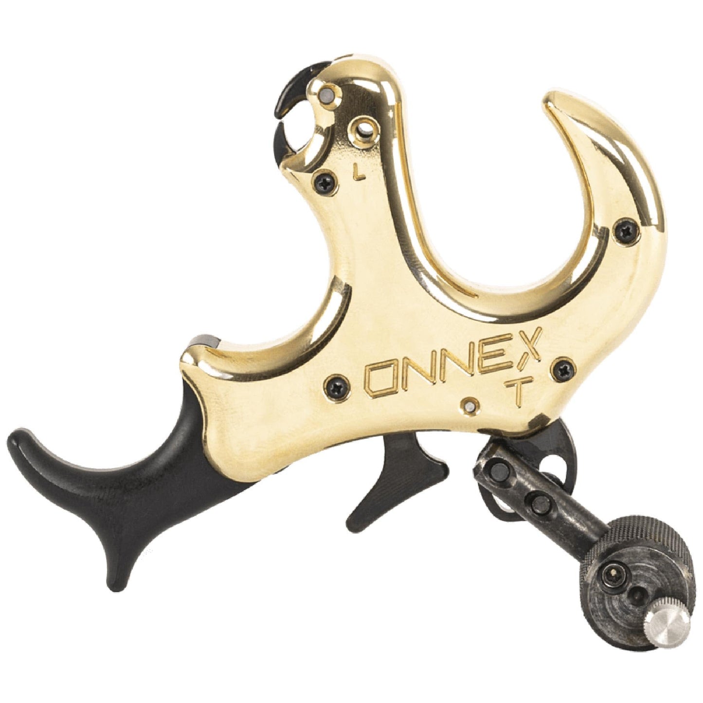 Stan OnneX Thumb Archery Release – Modular Trigger Release with Zero Travel, Adjustable Tension, 3 & 4 Finger Options, Open Hook, Trainer Lock, Heavy Metal, XL