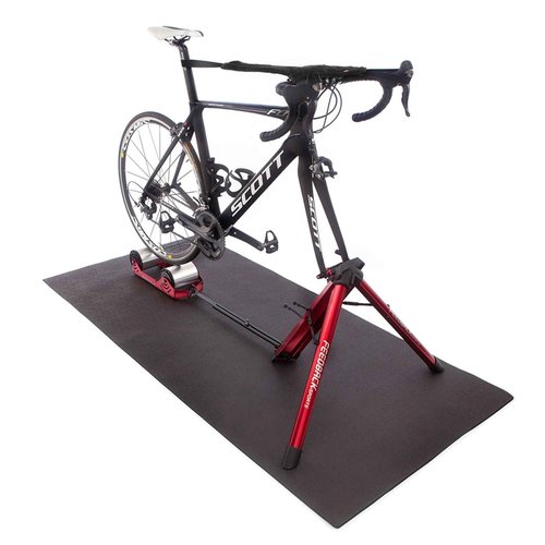 Feedback Sports | Bicycle Trainer Mat | Non-Slip Surface, Cycling Cleat Safe | Place Under Bike Trainer | Protect Flooring