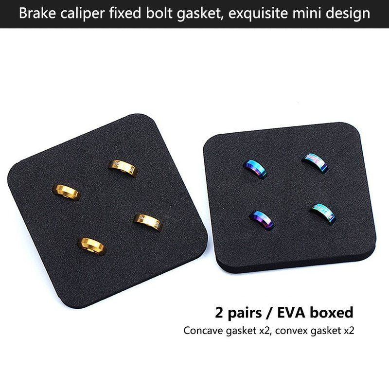 Brake Screw Washer Spacer M6 Concave Convex Balancer Brake Caliper Fixed Bolts Gasket Spacer for Mountain
