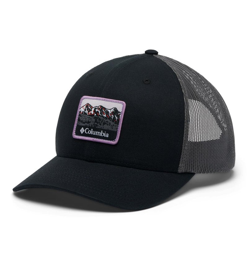 Columbia Unisex Mesh Snap Back, Black/Sisters, One Size