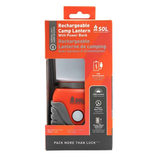 Survive Outdoors Longer Camp Lantern Recharge with Power Bank