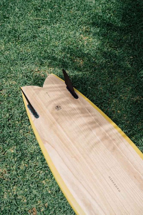 nanazero Honeycomb Keel fin II Single tab Brown