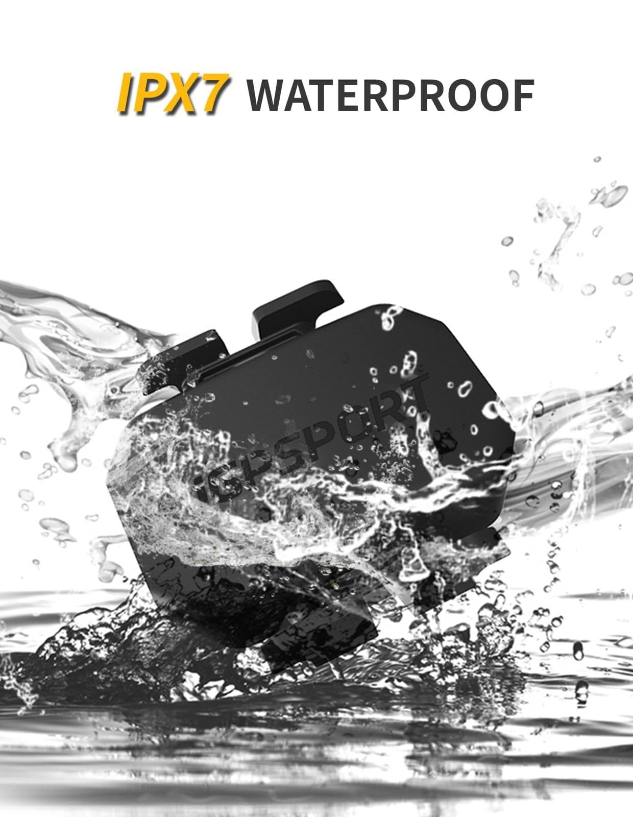 iGPSPORT CAD70 Cadence Sensor, Bluetooth ANT+ Wireless Waterproof Cycling Sensor, Compatible with Bike Computer Stationary Bike