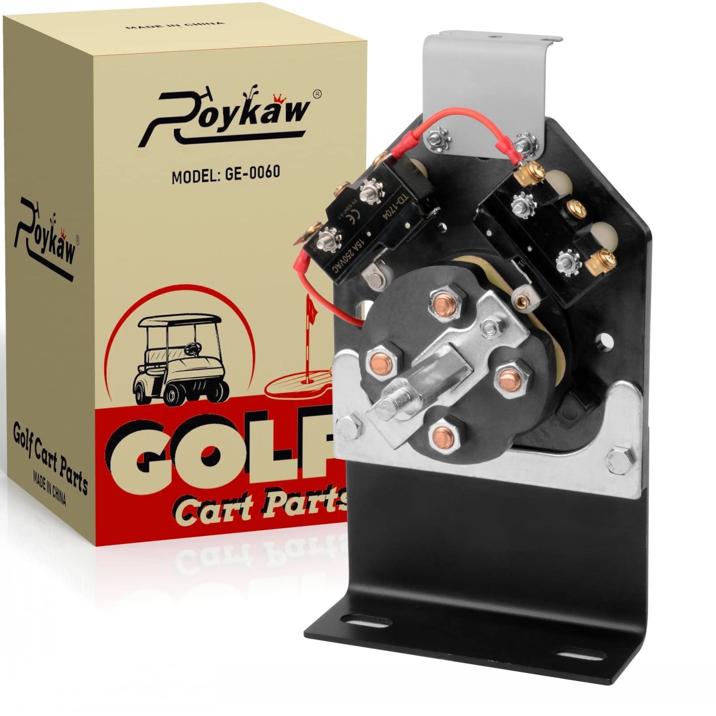Roykaw EZGO Forward and Reverse Switch Assembly for Golf Cart TXT 1994-up OEM #73036G01 70578G01 70578G02 73036-G01 70578-G01 70578-G02