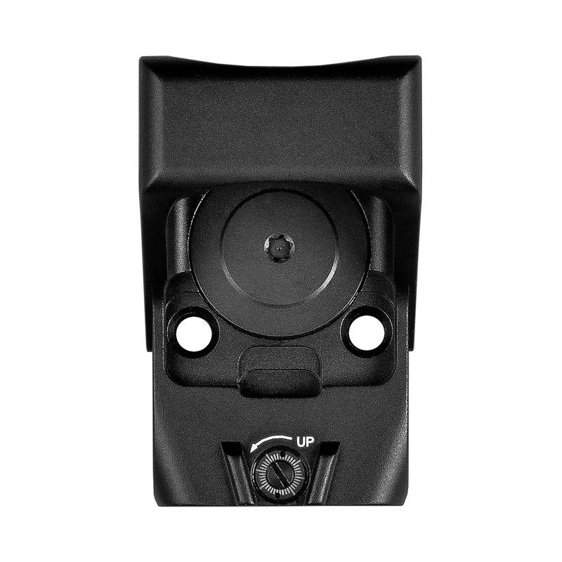 ZULISY Oak 3 MOA Green Dot Sight – for RMR/407C Footprint EDC Pistol, 1x24mm Full Size Open Reflex Optic, Shake to Awake, Waterproof & Shockproof, with Low Picatinny Tactical Hunting Mount