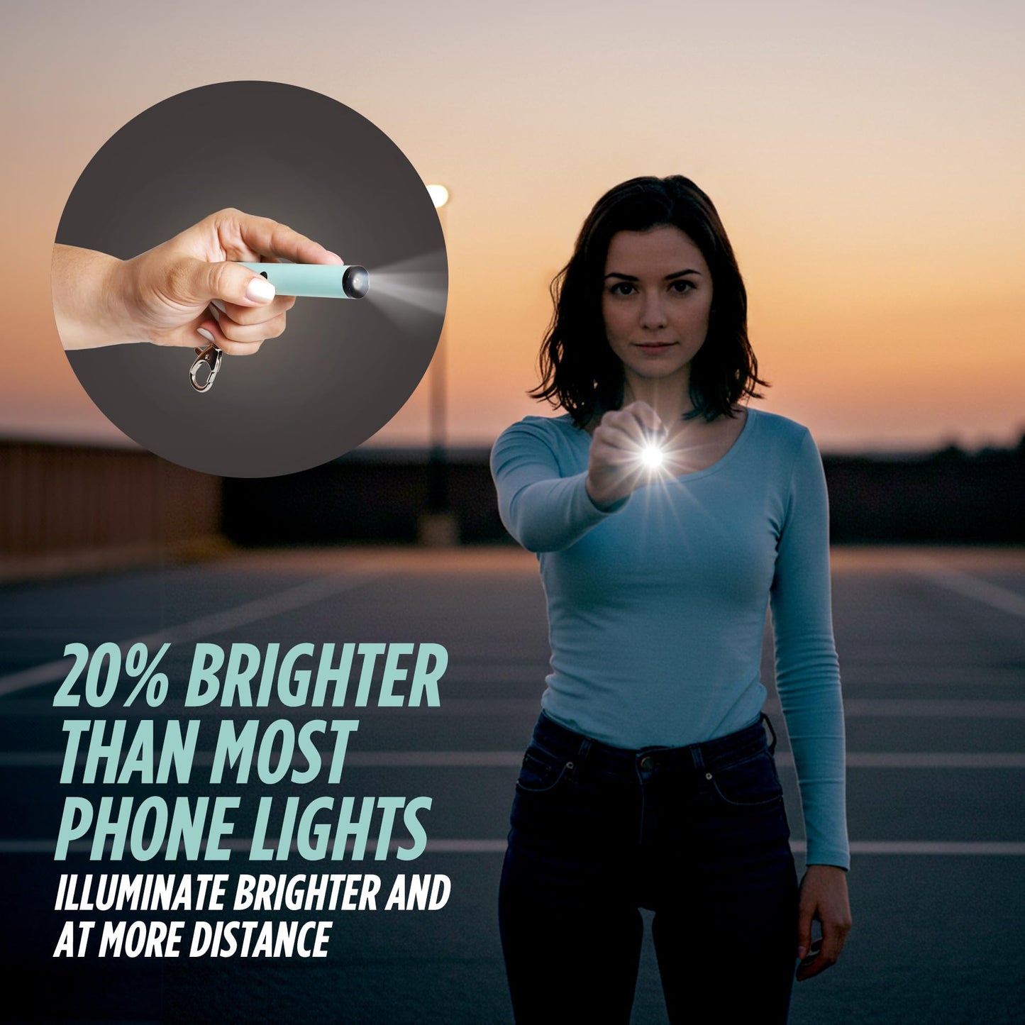 Mini Stun Gun for Self Defense, Smallest Stun Gun for Women, Keychain-Friendly, LED Flashlight, USB-C Rechargeable, Max Strength, Enlight Mini Stun Pen by Guard Dog Security