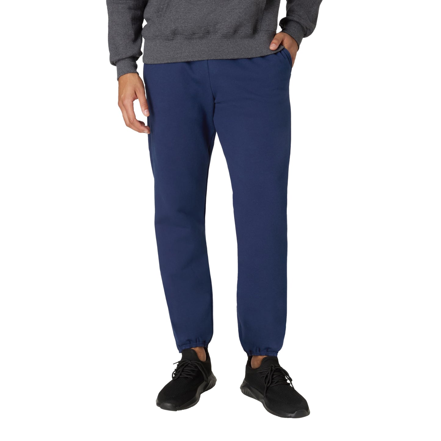 Hanes Men's Ultimate Cotton Pant, Navy, Large