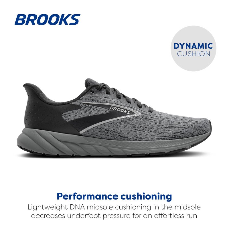 Brooks Men’s Anthem 7 Neutral Running Shoe - Grey/Blackened Pearl/Oyster - 11 Medium