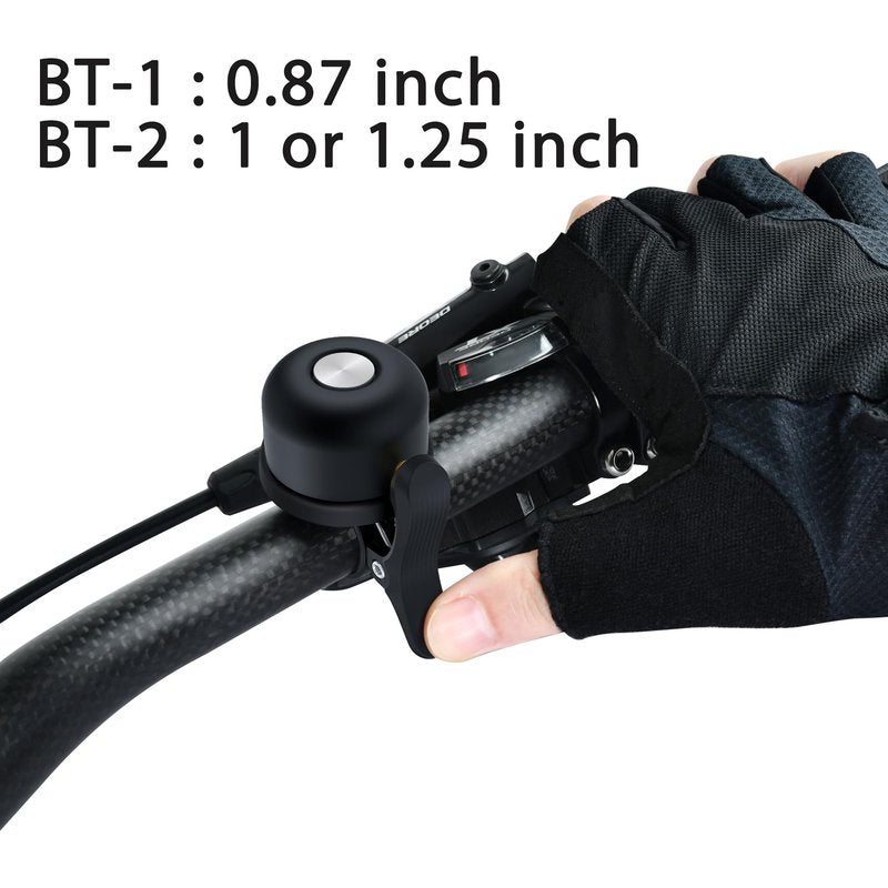 Bicycle Bell for AirTag 120dB, Bike Mount for AirTag GPS Tracker Waterproof Classic Brass Holder Hides Under Bike Bell Anti-Theft (BT-1 Brass)