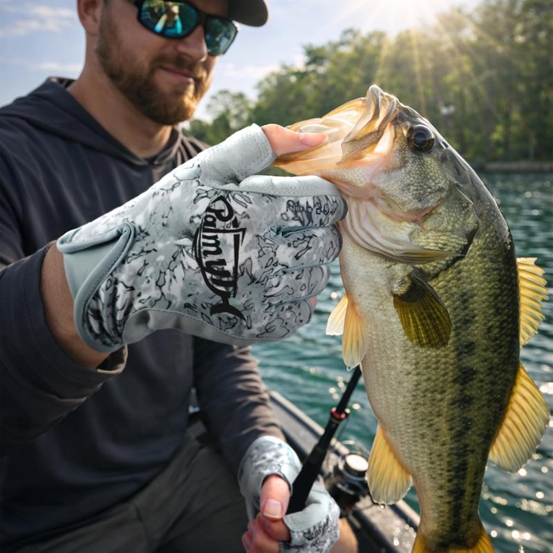 Palmyth Fingerless Sun Fishing Gloves - UPF 50+ UV Protection for Kayaking, Paddling & Canoeing