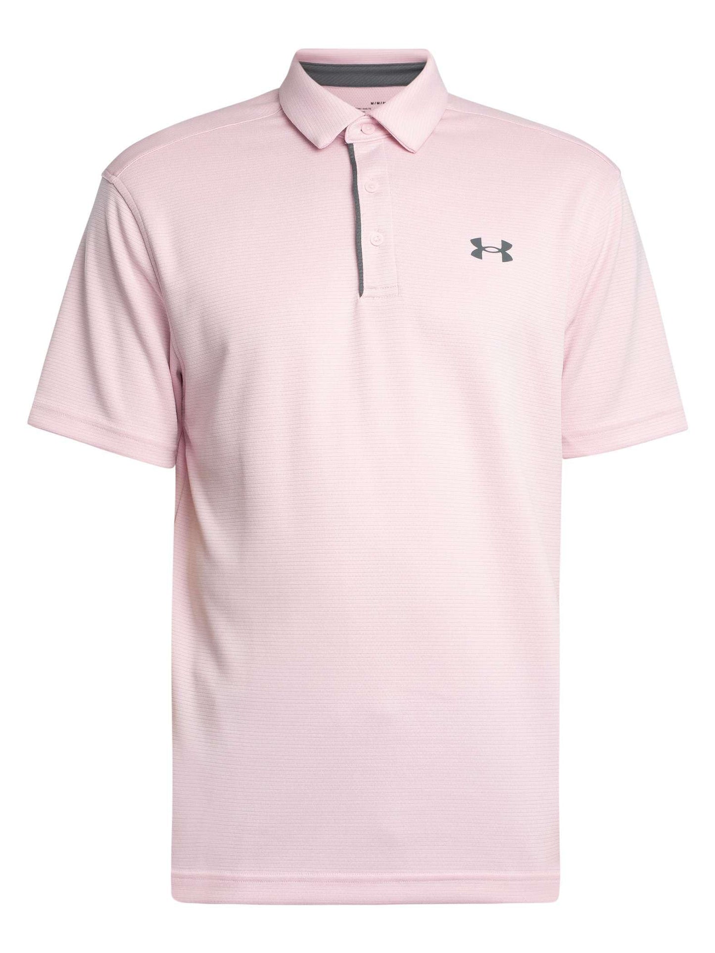 Under Armour Men's Tech Golf Polo, (647) Prime Pink / / Pitch Gray, X-Large