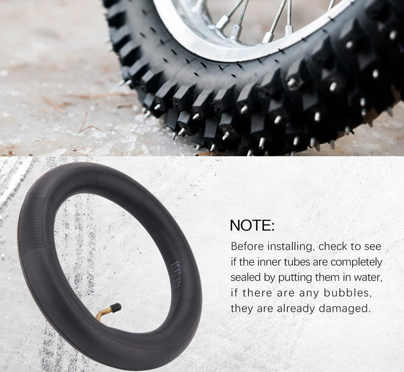 12 1/2 x 2 1/4 Tube Inner Tube 12.5 x 2.25 Tire 2 Pack for Pocket Bikes, Gas Scooters, Electric Scooters, Mini Bikes, Mobility Scooters and More