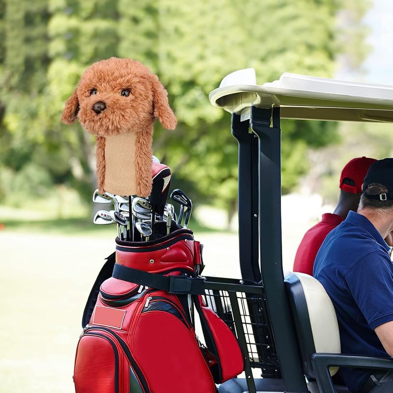 Bozily Dog Golf Club Head Covers, Driver and Fairway Wood Headcovers, Funny Animal Head Covers with Cute Doodle Design, Unique Gift for Golfers, Men, Women, Dad, Husband