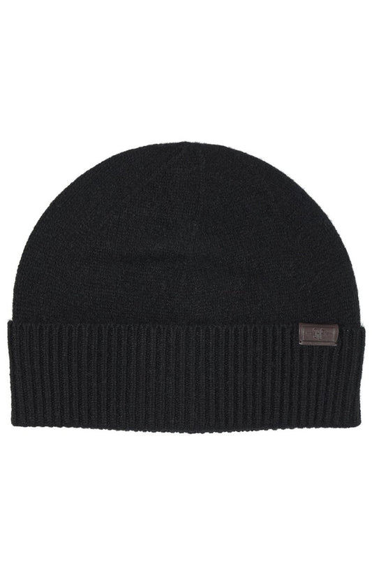 Hickey Freeman 100% Cashmere Hat for Men – Ultra-Soft Men’s Knit Luxury Beanie, Black