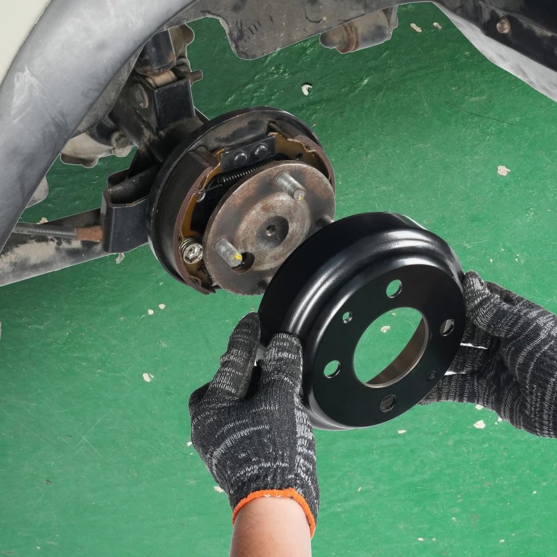 10L0L Golf Cart Brake Drums for Yamaha G1 G2 G8 G9 G11 G14 G16 G19 G22 & G29 1978-Up, Brake Hubs for Club Car DS 1981-1994, Club Car Tempo 2018-Up,OEM# JU0-G6521-00-00,J55-G6521-00, 1011137 (2 Packs)