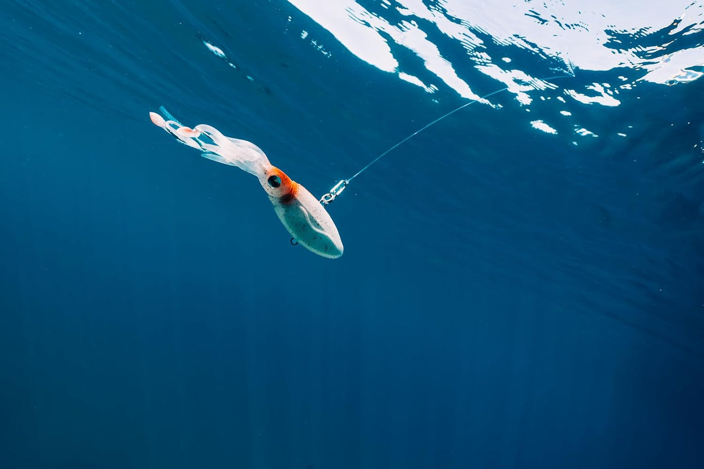 Nomad Design Squidtrex Vibrating Fishing Lure - TPE Soft Plastic Bait with Strong BKK Assist Hooks for Saltwater Fishing