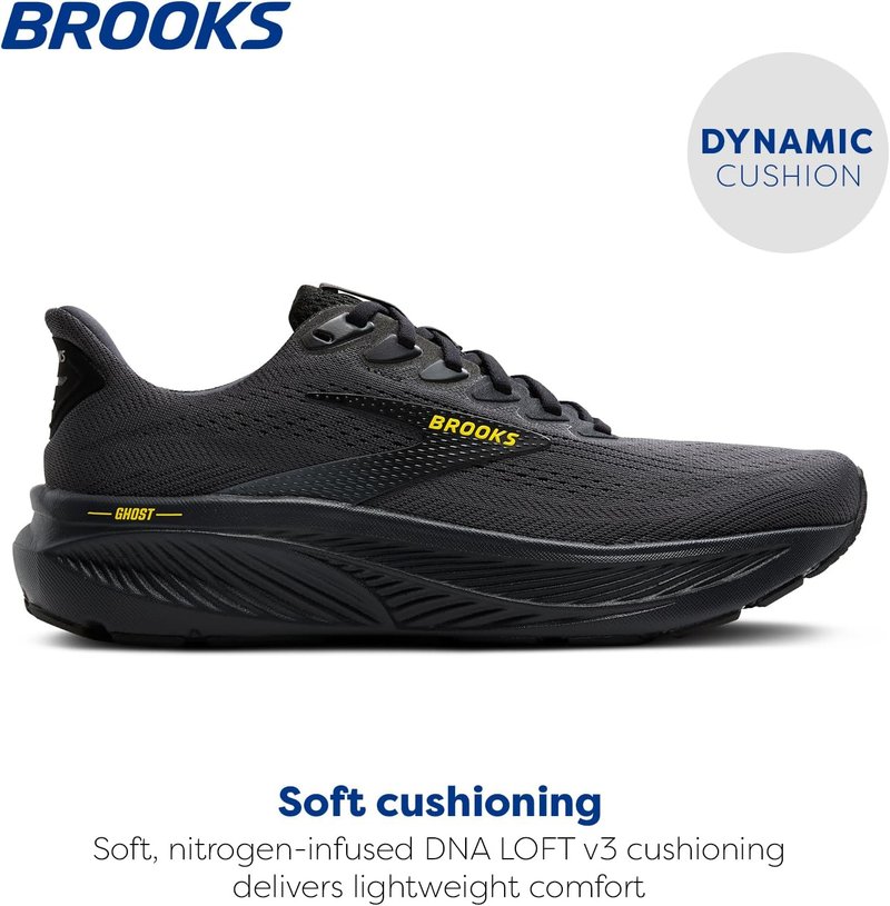 Brooks Ghost 17 Men's Neutral Running Shoes - Lightweight Comfort & Support