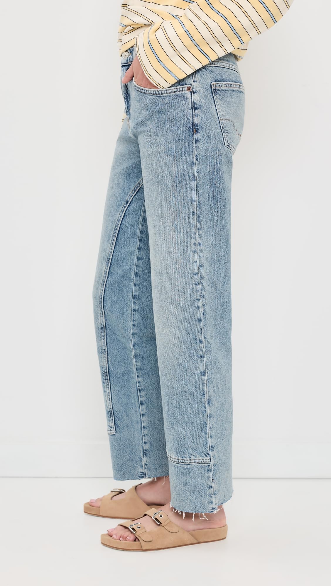 Free People Women's Risk Taker Jeans, Mantra, 28
