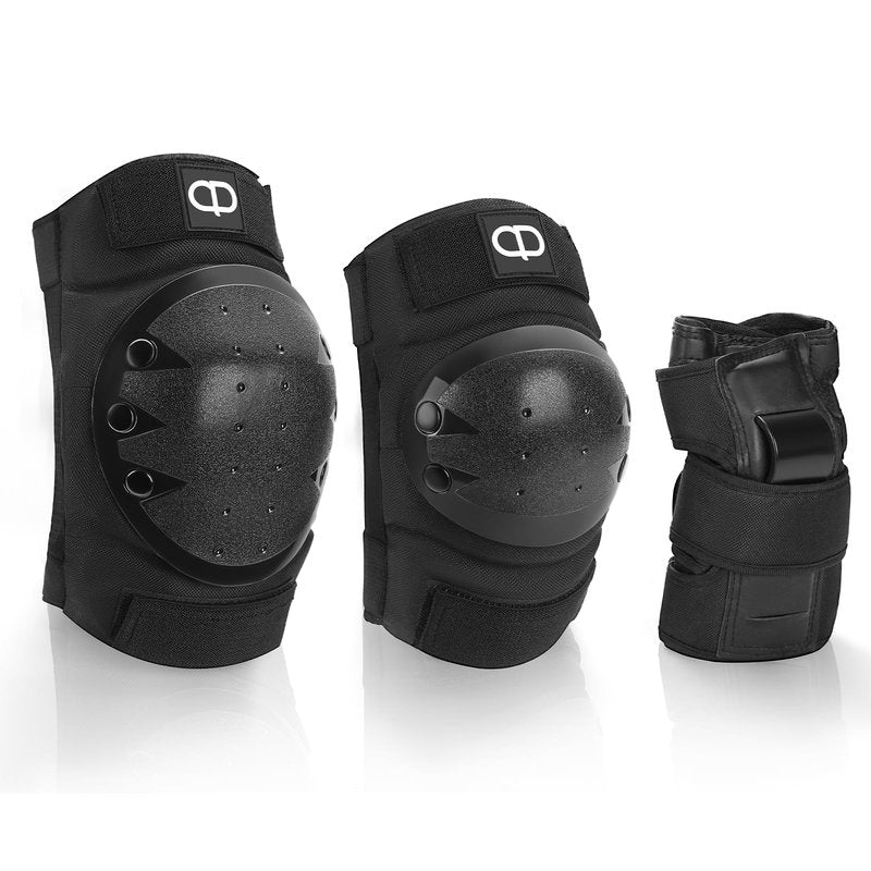 DA - Adult and Child Knee, Elbow, and Wrist Guards, Suitable for Bicycles, ice Skating, Roller Skating, Skateboarding, and Scooters Yellow
