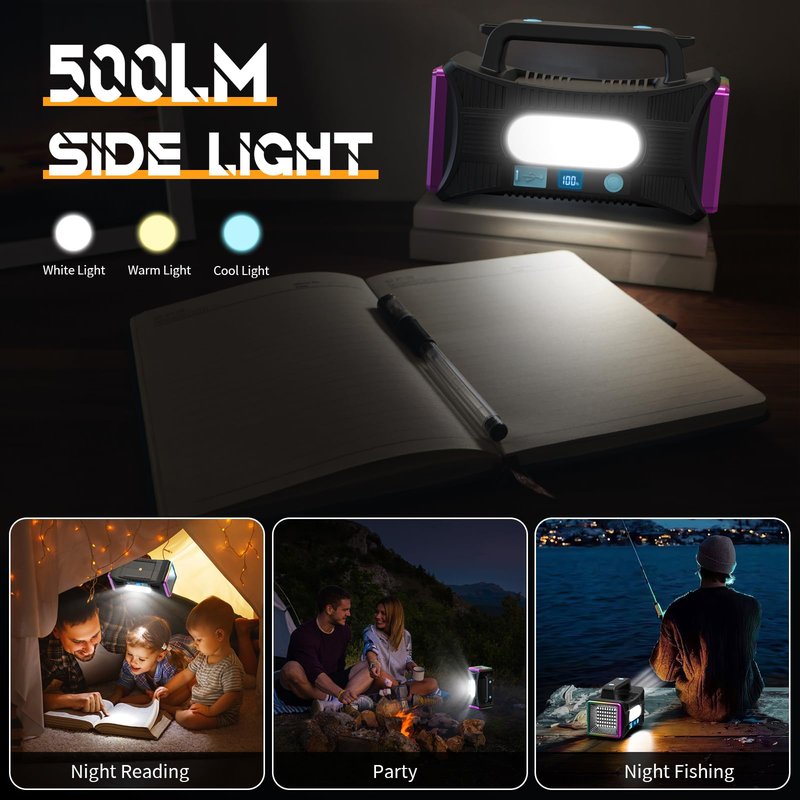 VIDOME Rechargeable Flashlight, LED Spotlight Flashlight Extra Large Lumens Ultra-Long Standby UV Flashlight Blacklight Waterproof