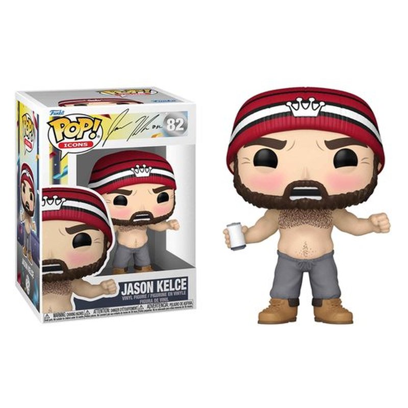 Funko Jason Kelce (Shirtless) POP with Protector