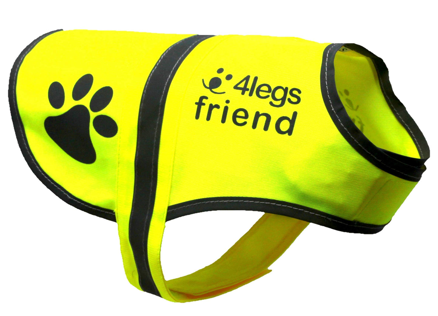4LegsFriend Safety Reflective Vest for Dogs - High Visibility for Outdoor Activity Day and Night, Protect Your Pet from Cars & Hunting Accidents
