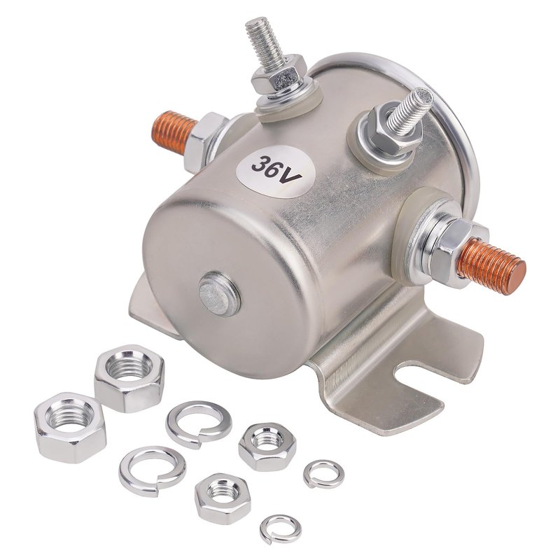 AHL 36V Continuous Duty Solenoid Relay for Ezgo TXT Series,1980-2010 Electric Golf Cart,Prestolite 15-242 15-243 15-334 SAS-4301 SAS-4302 SAS-5303A 50-51184 3016 11761-G1 27855-G01 31680-G1