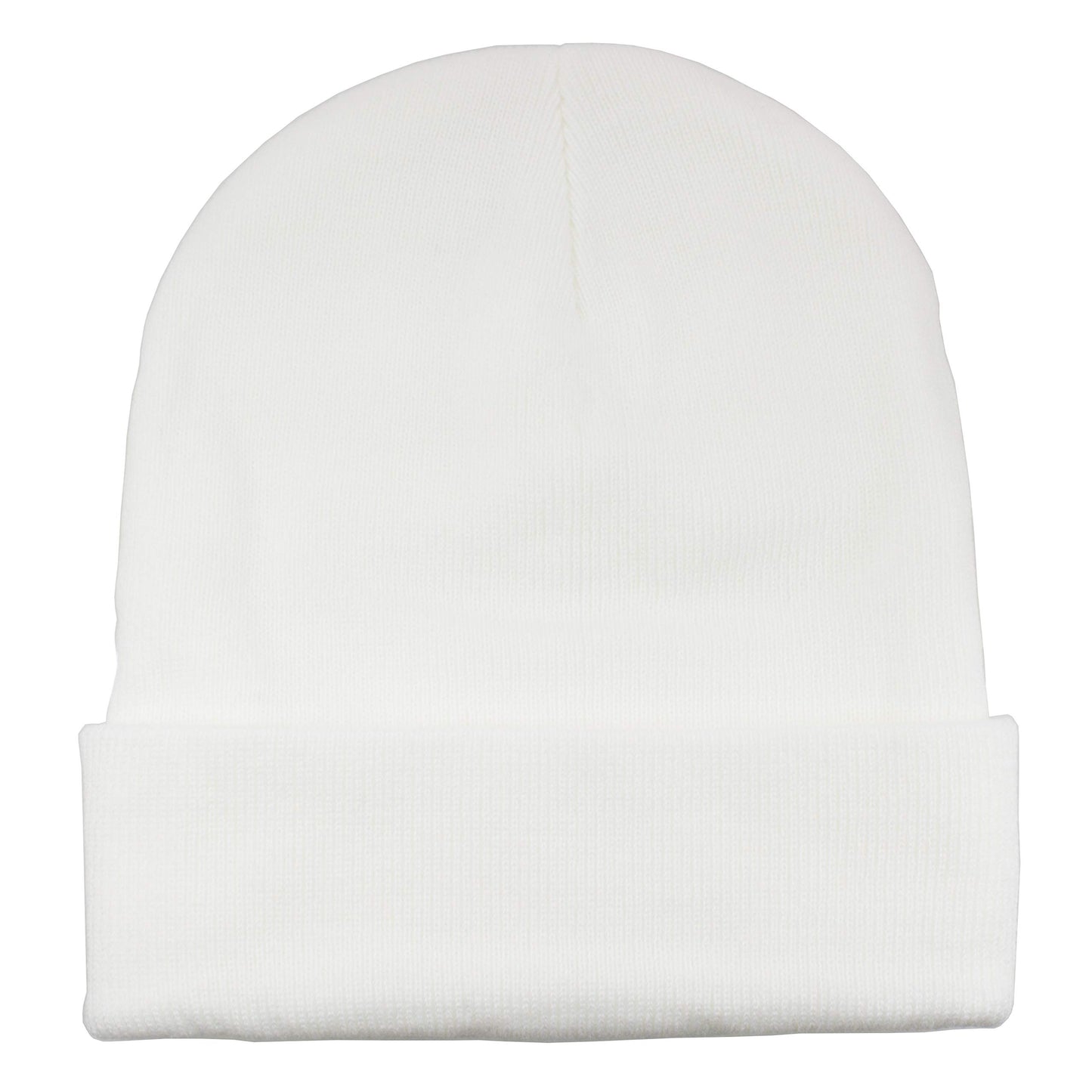 Gelante Unisex Knitted Winter Beanie Hat 6 Pcs -20-2040-White-6PC