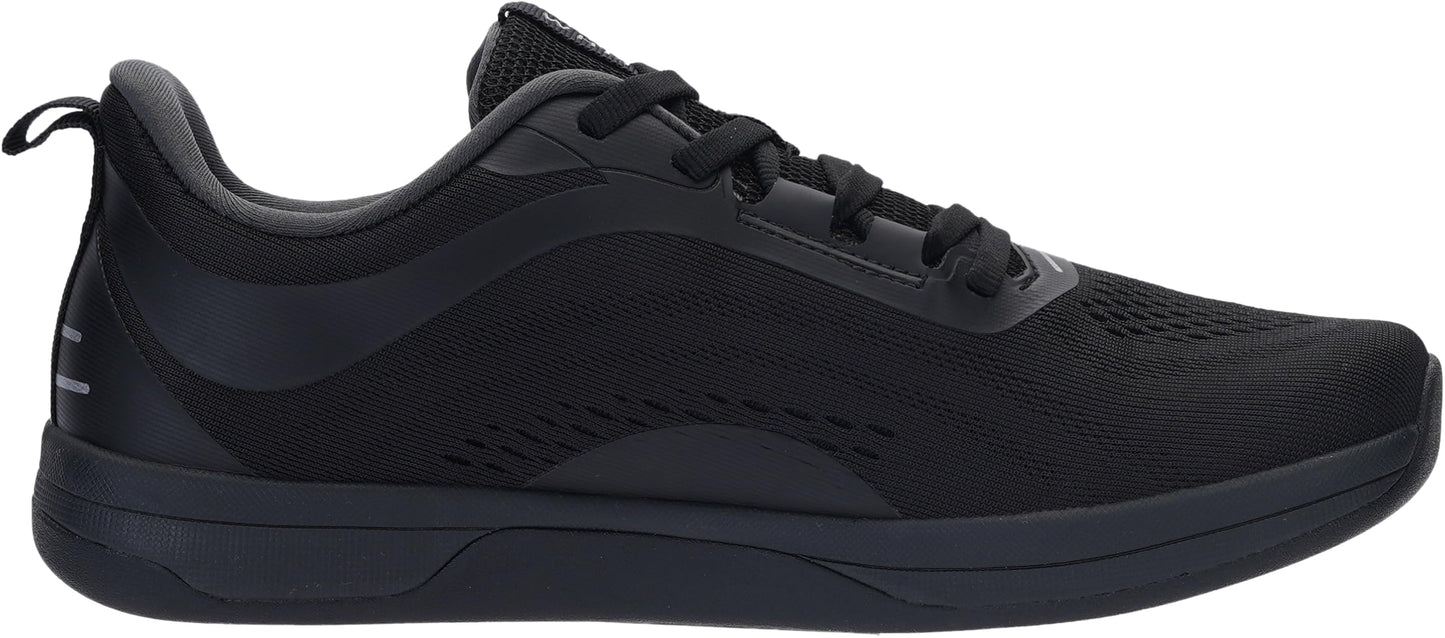 WHITIN Women's Zero Drop Wide Toe Box Road Running Shoes Width Size 11 Lightweight Slip Resistant Tennis Training Walking Sneaker Female 43 All Black