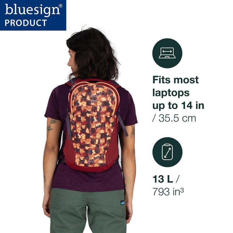 Osprey Daylite Commuter Backpack, Euphoria Flowing Print/Soundwave Grey